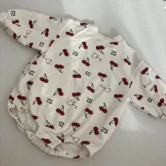 新品未使用✨チェリー柄ロンパース サイズ80