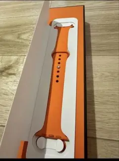 Apple Watch エルメス　オレンジラバー　スポーツ　未使用　45 46