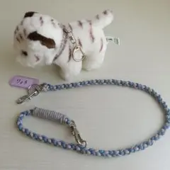 【ハンドメイド】ぬいぐるみ‘’おでかけリード‘’（ネーム用タグ付き）