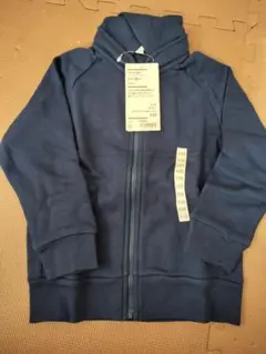 無印良品　ネイビー パーカー 110