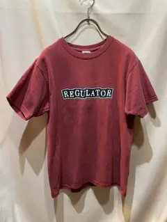 REGULATOR ロゴ Tシャツ バーガンディ