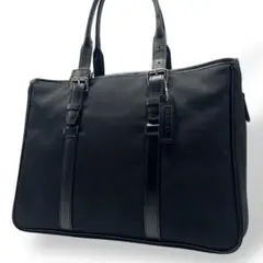 美品 REGAL リーガル ビジネスバッグ 黒 レザー ナイロン A4可 肩掛け