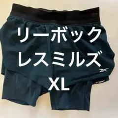 Reebok レズミルズ ショートパンツ ダークグリーン