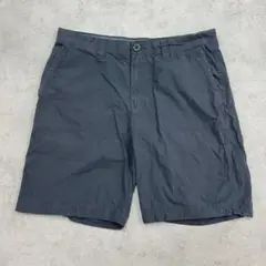 コロンビア　アウトドア　ショートパンツ　古着　ネイビー　紺　グレー　灰色　W34