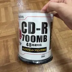 【新品】バーベイタム　 CD-R 1回記録 48倍 700MB 100枚