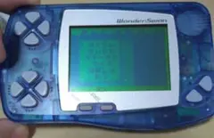 【動作品】ワンダースワン クリアブルー 本体