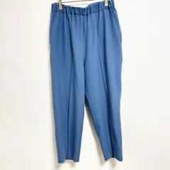 イエッカヴェッカ テーパードパンツ【M】ウエストゴム ブルー