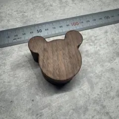 木製くま型リングケース 未使用