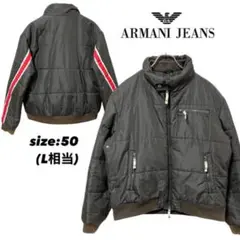 ARMANI JEANS ブルゾン 中綿 ナイロン ライダースジャケット 50 Vintage Armani Jeans Men's Gray Nylon Jacket Size EU48 | eBay