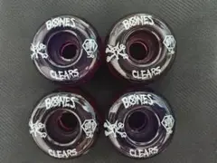 BONES スケートボードウィール 56mm CLEAR