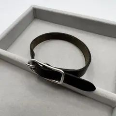 HERMES レザーブレスレット