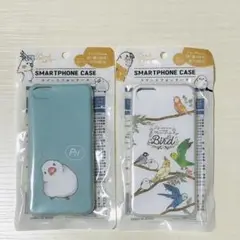 スマートフォンケース　ソフト　文鳥　シマエナガ　インコ　鳥