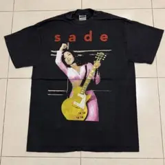 限定セールＬ★USA製TULTEX★シャーデー★SADE★Tシャツ黒★イギリス