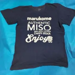 ユニクロメンズ企業コラボマルコメ半袖Ｔシャツ色褪せありＭサイズ