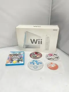 Wii本体 一式 すぐ遊べるセット ソフト5本付