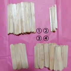 アイスの棒　木製スティック 120本セット