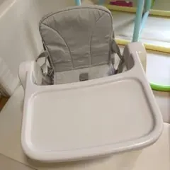 折りたたみ式ベビーチェア グレー 紫