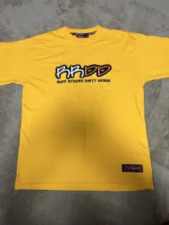 【極美品】RUFF RYDERS YELLOW LOGO Tシャツ XL