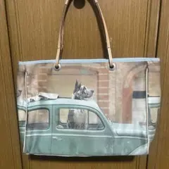 アニヤハインドマーチロンドン トートバッグ ハンドバッグ 犬 ドッグ柄