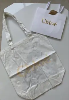【美品・非売品】クロエ Chloe キャンバス トートバッグ ノベルティ