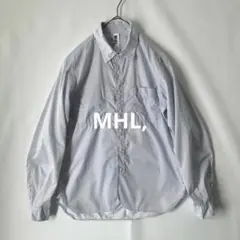 【秋物】MHL, エムエイチエル チェックシャツ MARGARET HOWELL