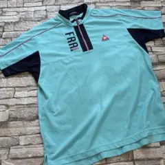 ルコックスポルティフ GOLF アクアブルー 半袖シャツ