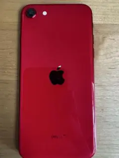 【SIMフリー】Apple iPhone SE第二世代64GBレッド　赤