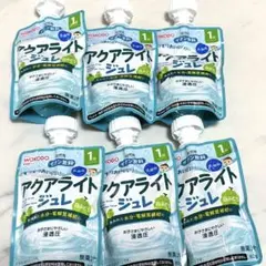 アクアライトジュレ 白ぶどう 80g 6個セット 和光堂 WAKODO