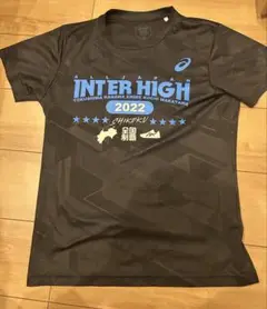 インターハイ2022 陸上用シャツ 黒