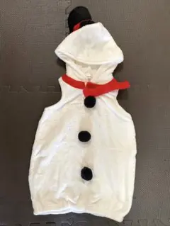 美品　試着のみ　雪だるま 着ぐるみ フリース 80〜90センチ　クリスマス