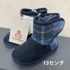 未使用　ハリスツイード　ブーツ　13cm ベビー用　しまむら