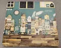 空想街雑貨店　マウスパッド　カフェの奥のコーヒーの街