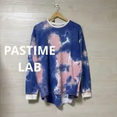 PASTIME LAB★タイダイデザイン 長袖カットソー ユニセックス 派手