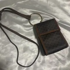 ブラウンレザー調ショルダーバッグ(新品、未使用)