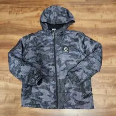 美品【OUTDOOR】キッズ用 裏起毛ジャンパー 総柄 160