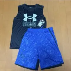アンダーアーマー　タンクトップ　ハーフパンツ　YXL