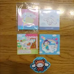 サンリオキャラクターズステッカー付チョコ なかよしシールグミ シナモロール