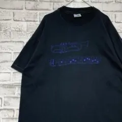 USA製90sヴィンテージTシャツ！シングルステッチ　ブラック半袖古着XL716