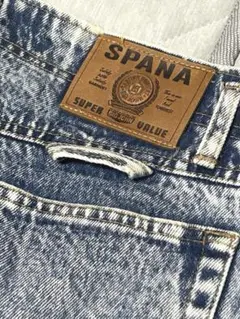 OLD ビッグジョン SPANA ケミカル ワイドテーパード 80s90s M