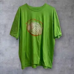 GILDAN ギルダン 半袖Tシャツ バックプリント ナンバー XL グリーン