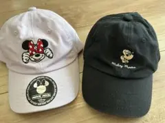 ディズニー ミニー ミッキー キャップ 2点セット