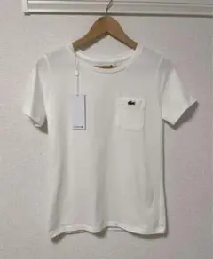 LACOSTE ホワイト Tシャツ 半袖