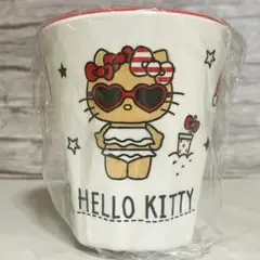 再販なしSanrio×アベイル 日焼けキティ メラミンコップ タンプラー 完売品