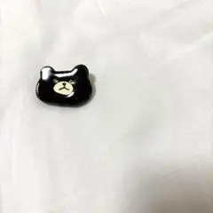 くま　陶器　ブローチ
