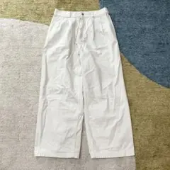GU メンズ　ズボン　M 白　ホワイト