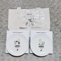 スヌーピー　トートバック　プレート2種　ドミノピザ　セット