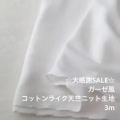 A10X/5002-09◆3m 感謝祭/綿ポリ混天竺ニット生地/アパレル