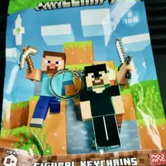 Minecraft スティーブ アクリルキーホルダー　RARE レア
