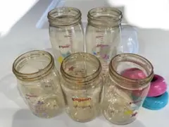 Pigeon 哺乳瓶 5本セット プラスチック製