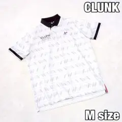 美品✨【CLUNK】ゴルフ 半袖 ポロシャツ アスレチック ボルドーフランス M
